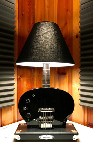 Guitar Lamp -  SG Style Black Bottoms Up  #014 of Collection