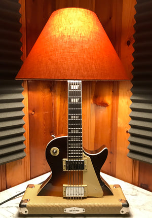 Guitar Lamp -  LP Style Tobacco Burst #031 of Collection SOLD