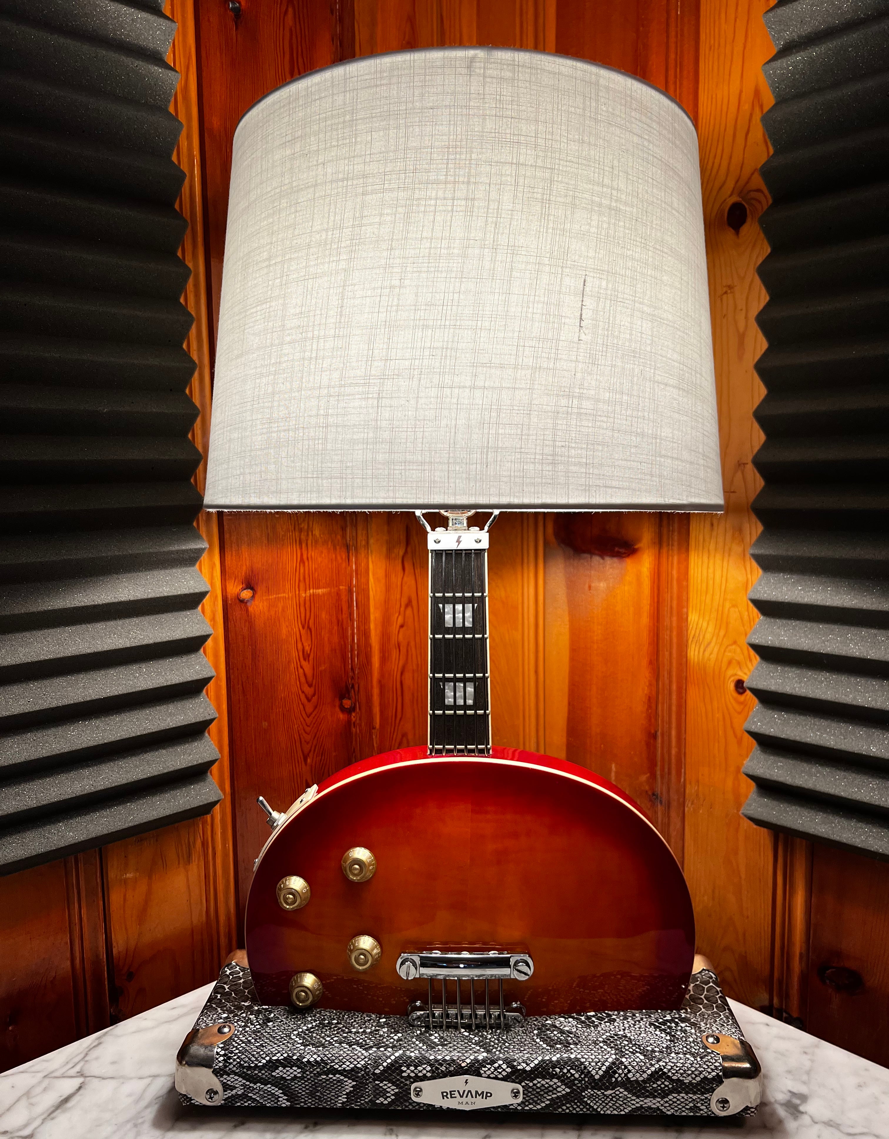 Guitar Lamp -  LP Style Bottoms Up #O39 of Collection