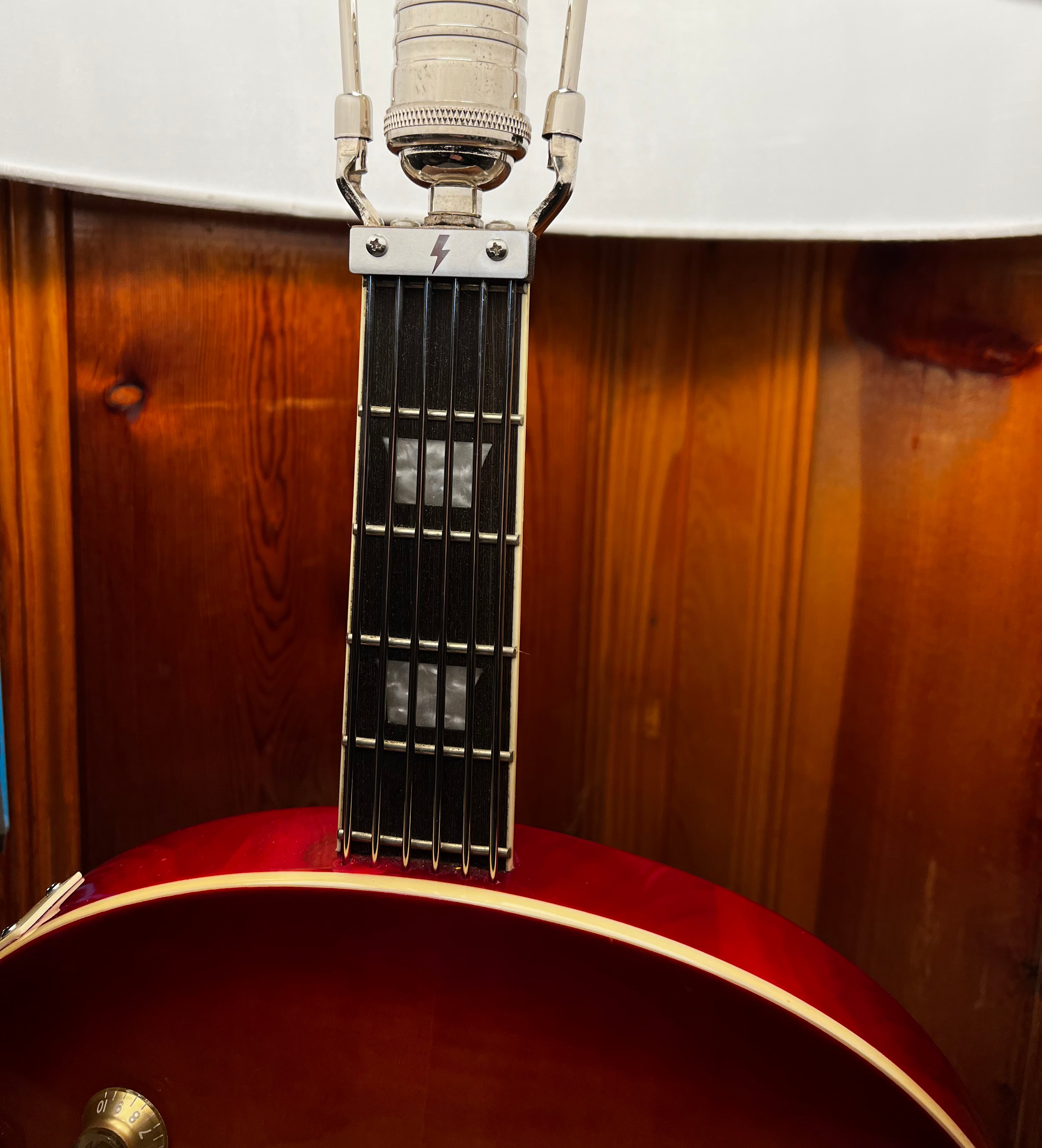 Guitar Lamp -  LP Style Bottoms Up #O39 of Collection