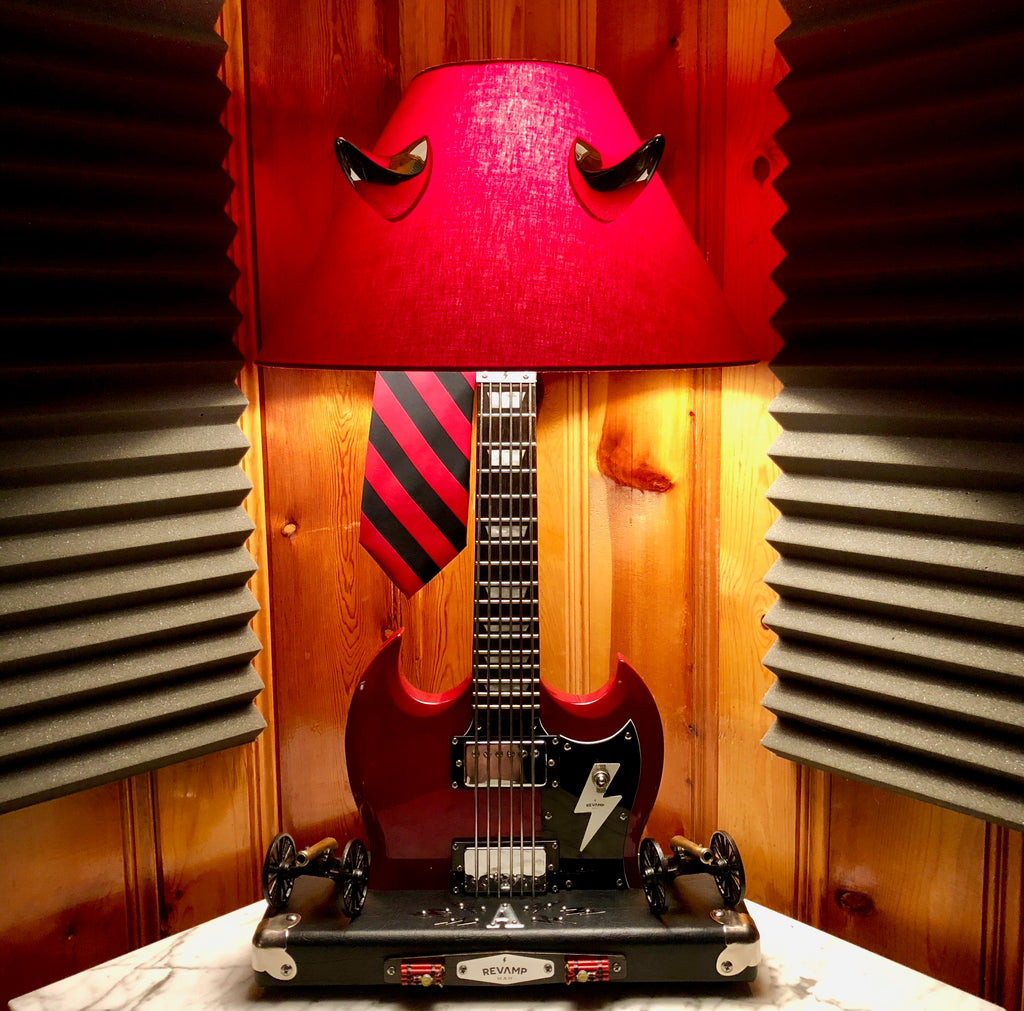 Guitar Lamp - For those about to Rock! #058