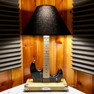Guitar Lamp- Strat Style Black #061 of Collection